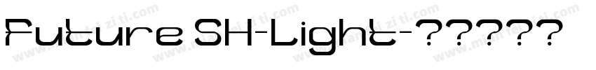 Future SH-Light字体转换